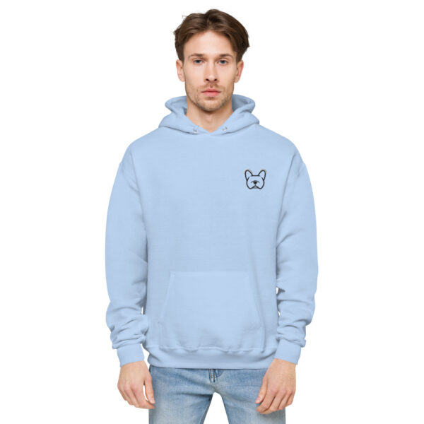 Bulldog Frances hoodie light blue - Kamara
