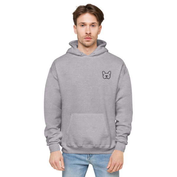 Bulldog Frances hoodie light steel - Kamara