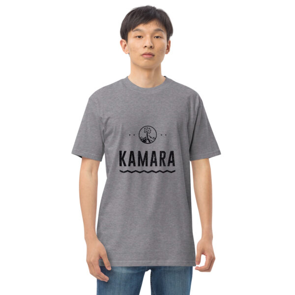 Kamara Kushma heavyweight tee carbon grey - Kamara