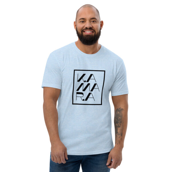 Kamara lineal fitted t shirt light blue - Kamara