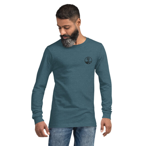 T shirt Kamara Logo long sleeve tee heather deep teal - Kamara