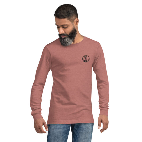 T shirt Kamara Logo long sleeve tee heather mauve - Kamara