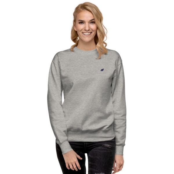bear woman fleece pullover carbon grey - Kamara
