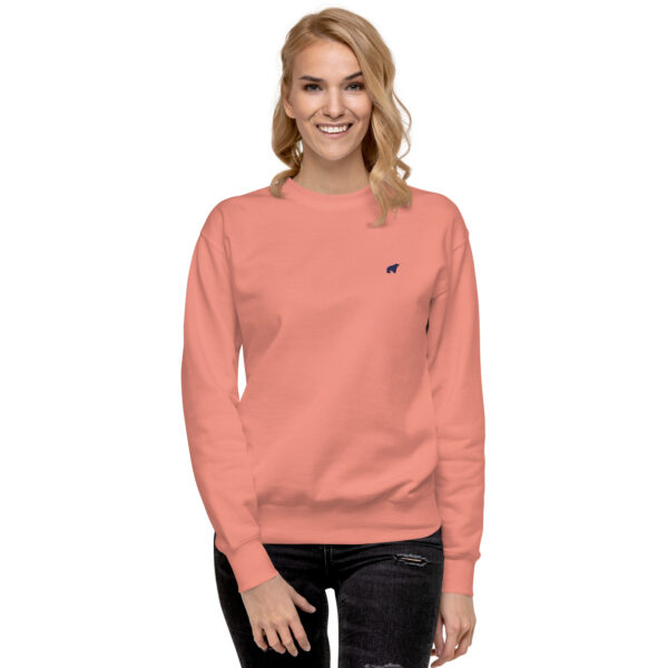 bear woman fleece pullover dusty rose - Kamara