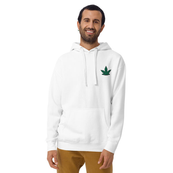 hoodie weed white - Kamara
