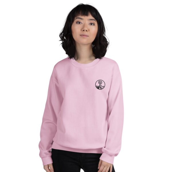 kamara logo crew neck sweatshirt light pink - Kamara