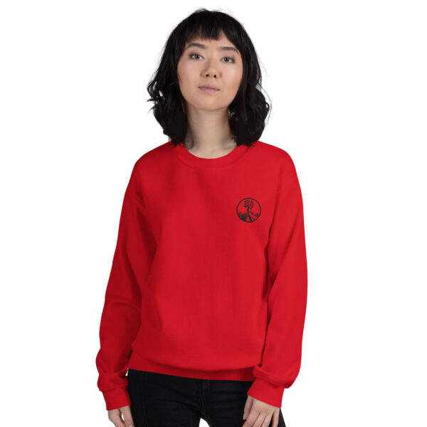kamara logo crew neck sweatshirt red - Kamara