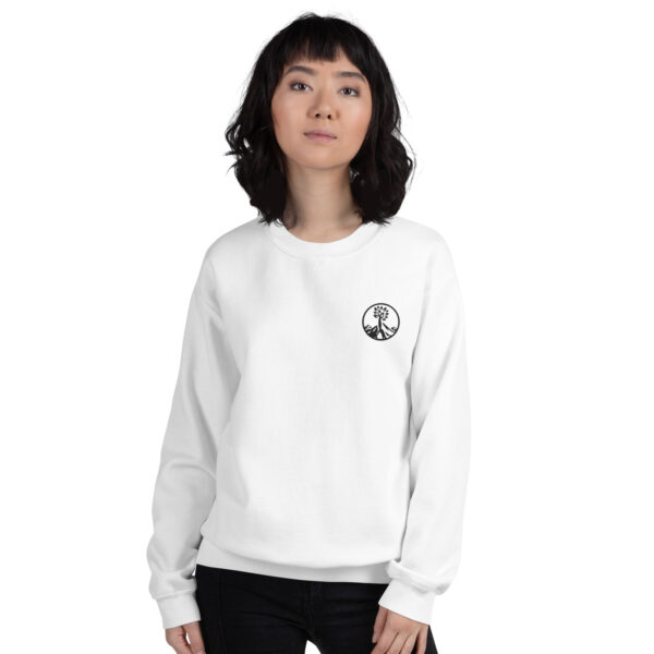 kamara logo crew neck sweatshirt white - Kamara