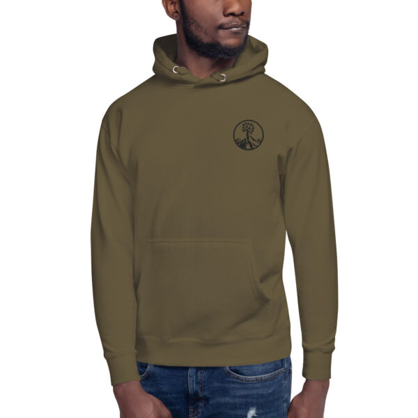 kamara logo hoodie military green - Kamara
