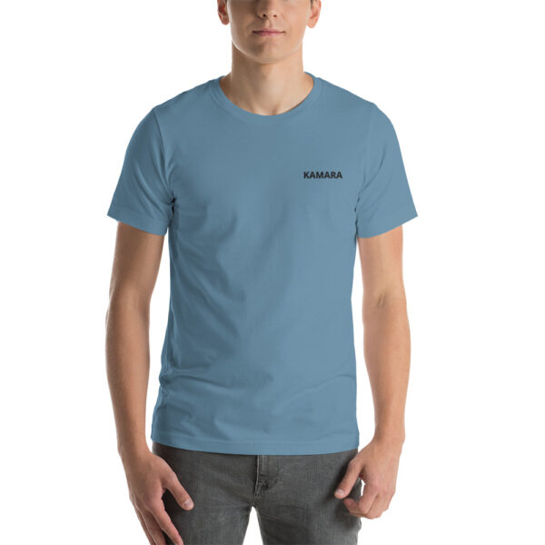 kamara name t shirt steel blue - Kamara