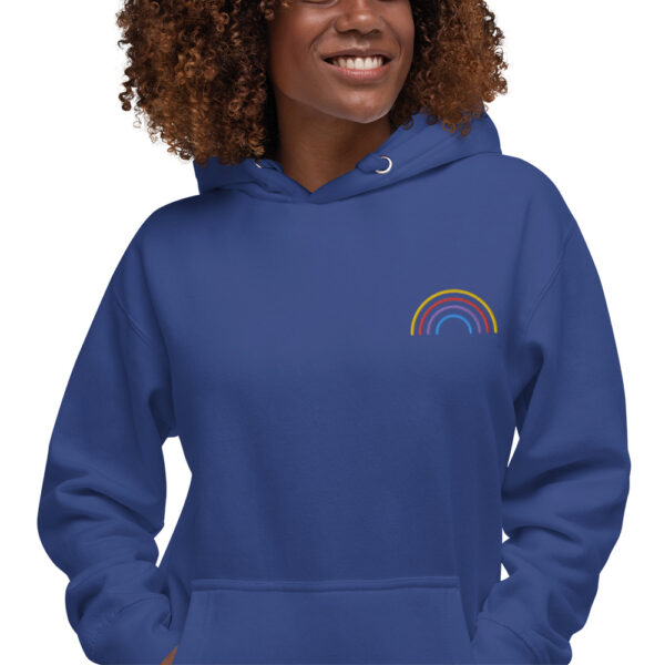 rainbow woman hoodie team royal ampliado - Kamara