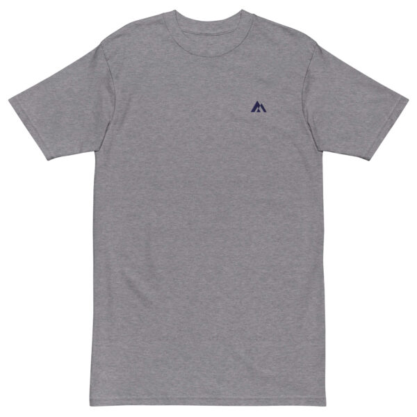 t shirt mountain tee carbon grey frente - Kamara