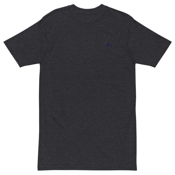 t shirt mountain tee charcoal heather frente - Kamara