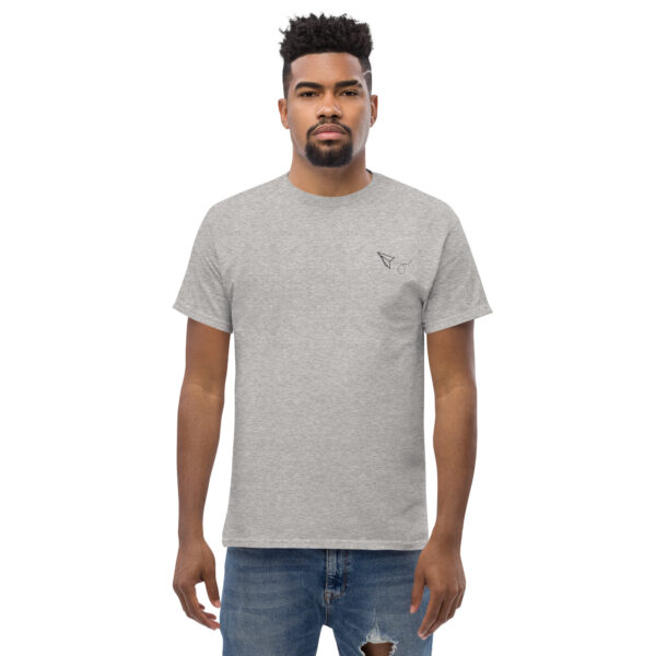 t shirt paper plane tee sport grey - Kamara