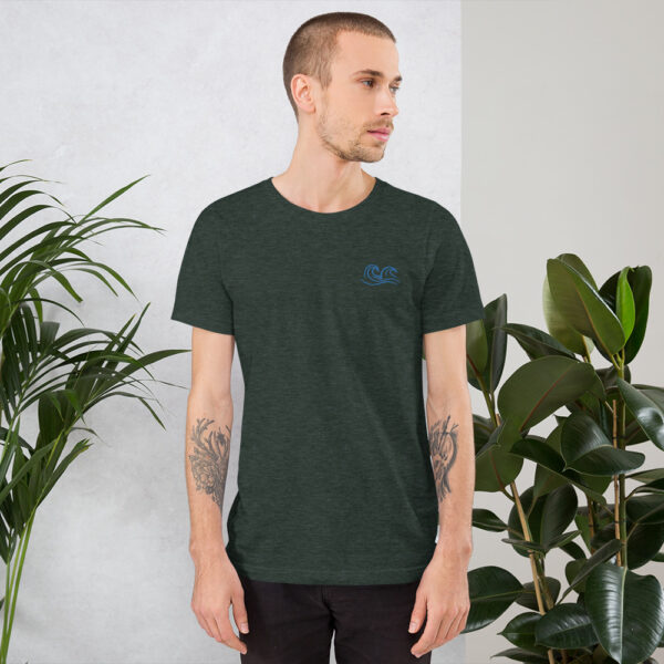 t shirt waves heather forest - Kamara