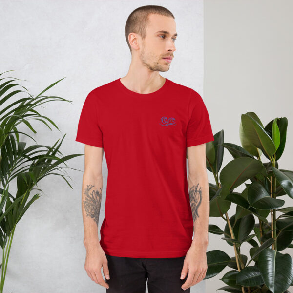 t shirt waves red - Kamara