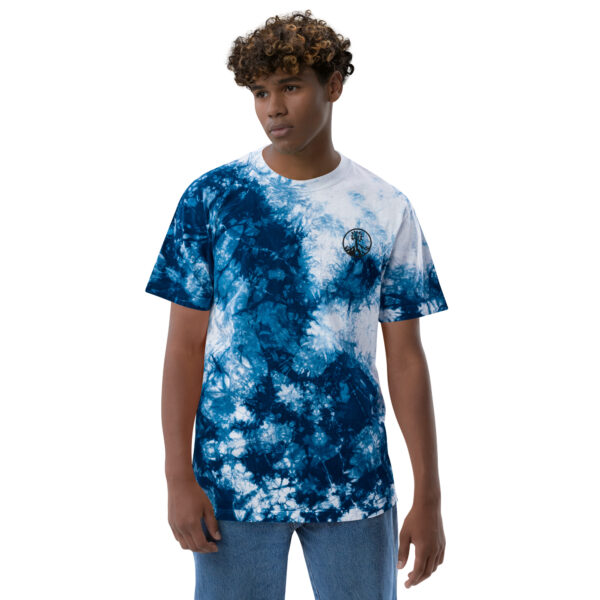 tie dye t shirt navy white - Kamara