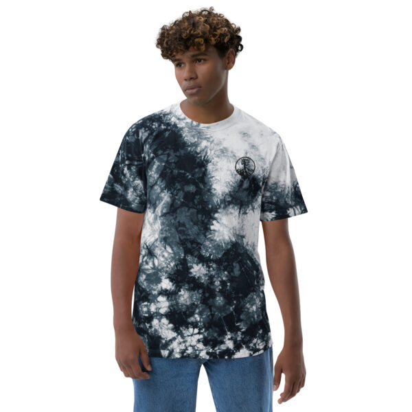 tie dye tshirt black white - Kamara